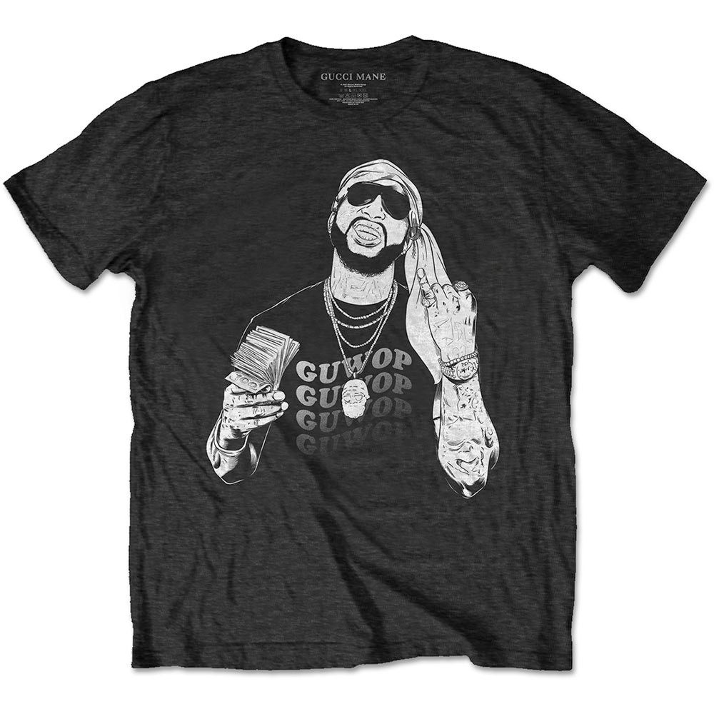 Gucci Mane - Pinkies Up Heren Tshirt - Zwart
